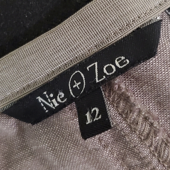 Nic + Zoe Classic Ruffle Linen Skirt - Picture 3 of 3